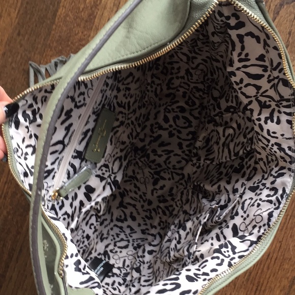 Jessica Simpson Green Natalie Hobo Purse - Picture 5 of 7